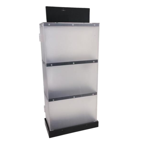 [EX002] Display Sin Logo de Acrilico 320 X 170 X 600 Mm Sin Logo Impreso FD321760002C - Negro