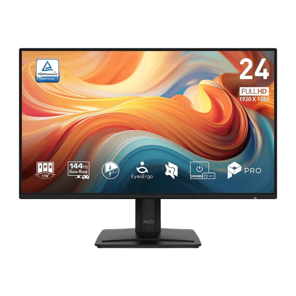 [DV1139] Monitor Msi PRO MP242 E14A 23.8" Plana FHD 1920X1080 144 Hz IPS Adaptive Sync HDMI 9S6-3PD1CT-014 - Negro