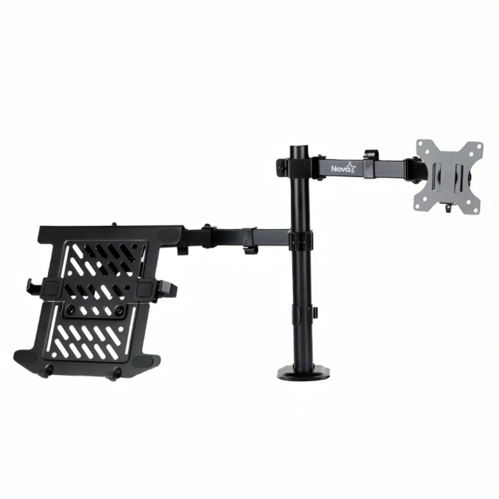 [AC12046] Soporte de Escritorio para Monitor y Laptop Nova FDBM2008001C 14"-32" Vesa 75X75 100X100 8KG - Negro