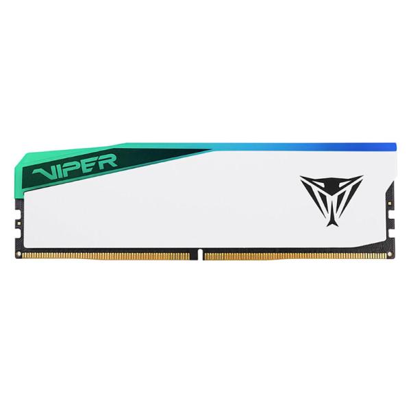 [AM8165] Memoria RAM Pc 16GB Patriot Viper Elite 5 RGB DDR5 5600 Mhz CL38 1.35 V Pver516g56c38w - Blanco