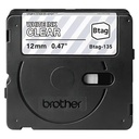 Cinta Etiquetado Brother P-TOUCH Transparente 12mm