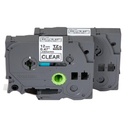 Brother Cintas TZE1312PK 12mm Negro Transparente 2 Pack