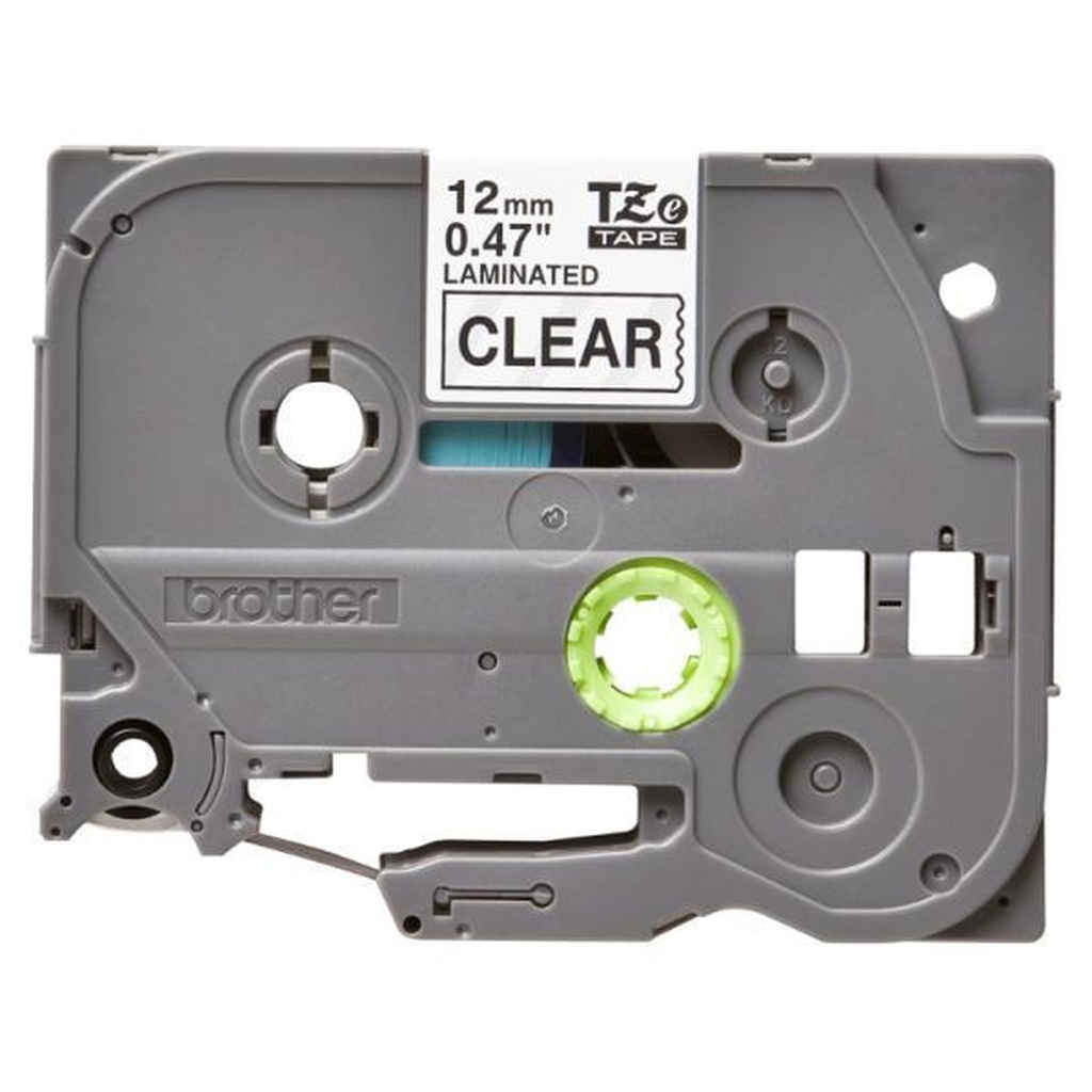 [IM1072] Brother Cintas TZE131 12mm Negro Transparente