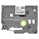 Brother Cintas TZE131 12mm Negro Transparente