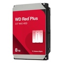 Western Digital Disco Duro NAS 8TB Red Plus 3.5" SATA 5640 RPM