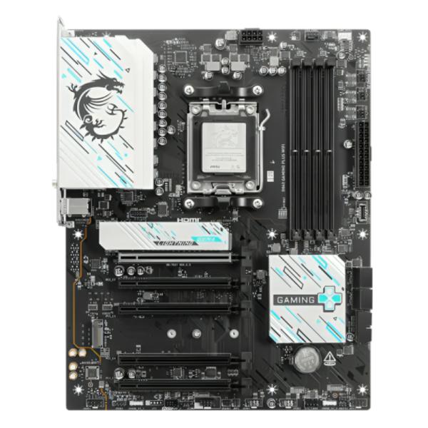 [CP8207] Tarjeta Madre Msi B840 Gaming Plus WIFI AM5 Atx DDR5 911-7E70-007 - Negro / Blanco