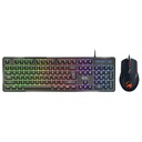 Teclado y Mouse Gaming RGB Genius Scorpion KM-GX6 Alámbrico USB Español 31330010401 - Negro