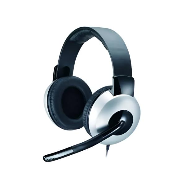 [190] Headset Gaming Genius HS-05A Alambrico 3.5mm Plateado