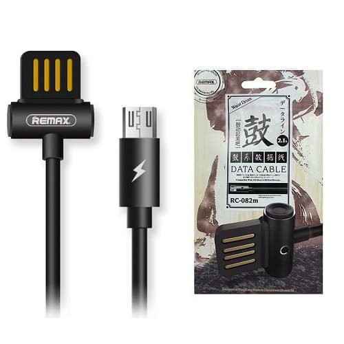 [6954851279488] CABLE USB MICRO B RC-082M REMAX - NEGRO