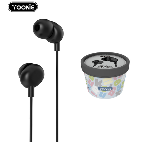 Audifono Yookie YK1110 Amarillo Manos Libres Jack 3.5mm