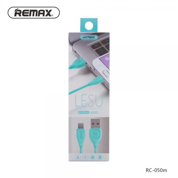 [6954851258681] CABLE USB MICRO B RC-050M LESU REMAX - NEGRO