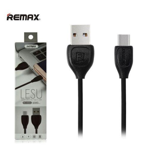 [6954851261360] CABLE USB TIPO C RC-050A LESU REMAX - NEGRO