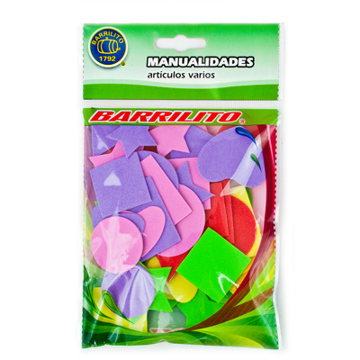 [BA00387] Barrilito Calcomania Foamy Varias Figuras FS011