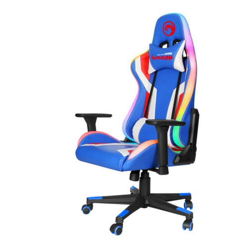[6932391907443] Silla Tipo Escritorio CH-128 Linea Gamer Marvo - Azul