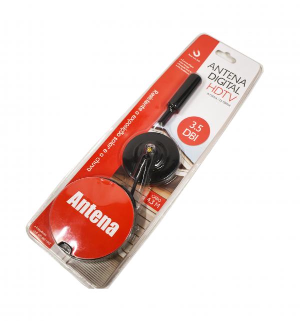 [7892015890218] Antena Externa Interna Digital Hdtv 3.5 Dbi