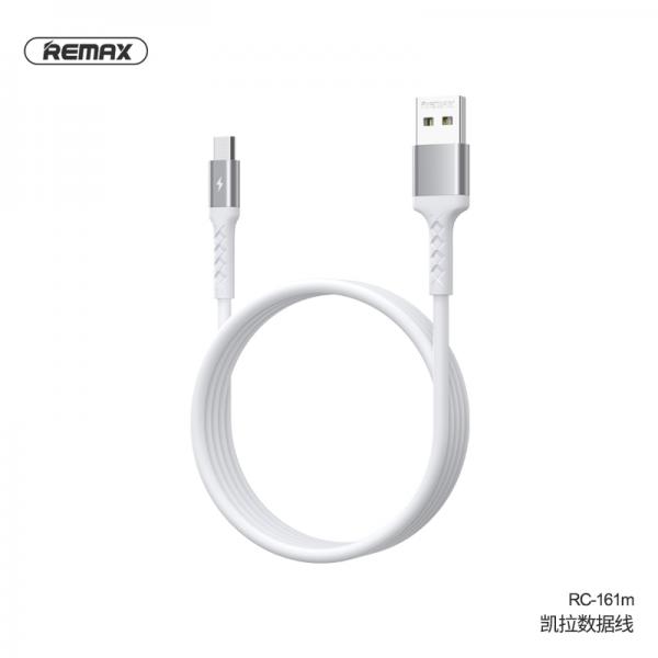 [6972174153810] Cable USB Micro B RC-161M Serie Kayla Remax - Blanco