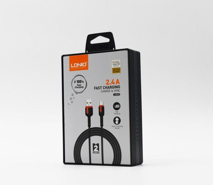 Cable USB Micro B LS532 Ldnio - Negro