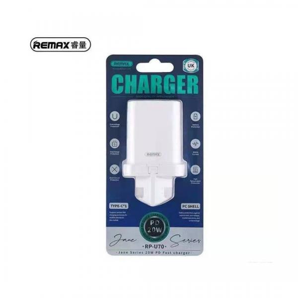 [6954851203582] Cargador Cubo Casa RP-U70 Remax - Blanco