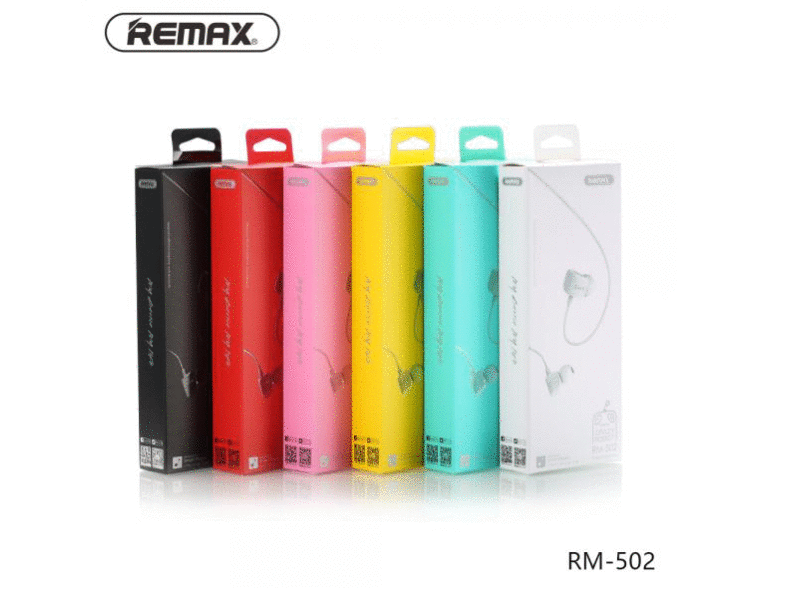 AUDIFONOS MANOS LIBRES RM-502 REMAX - NEGRO