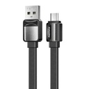 Cable USB Micro B RC-154M Serie Lesu PRO Remax - Negro