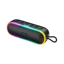 Lenovo Parlante Bluetooth K8 Negro con Luz 7 Colores