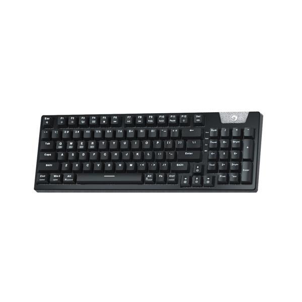 [6932391927236] Marvo Teclado Pro Gaming Kg972w Rosado Mecánico 3 Conexiones RGB