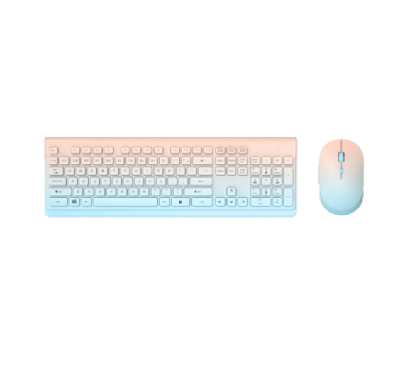 [6932391928370] Set Office Marvo WS010 Inalambrico Teclado Raton Morado