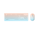 Set Office Marvo WS010 Inalambrico Teclado Raton Morado
