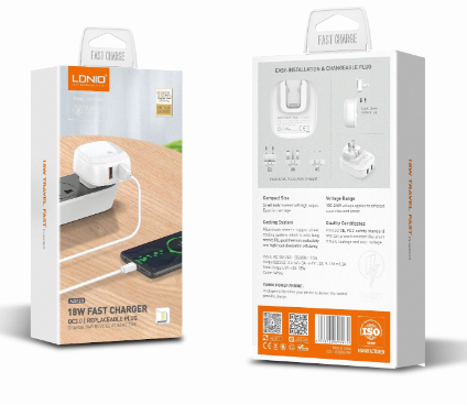 [6933138691971] Cargador LDNIO A2512Q Micro B Blanco 18W