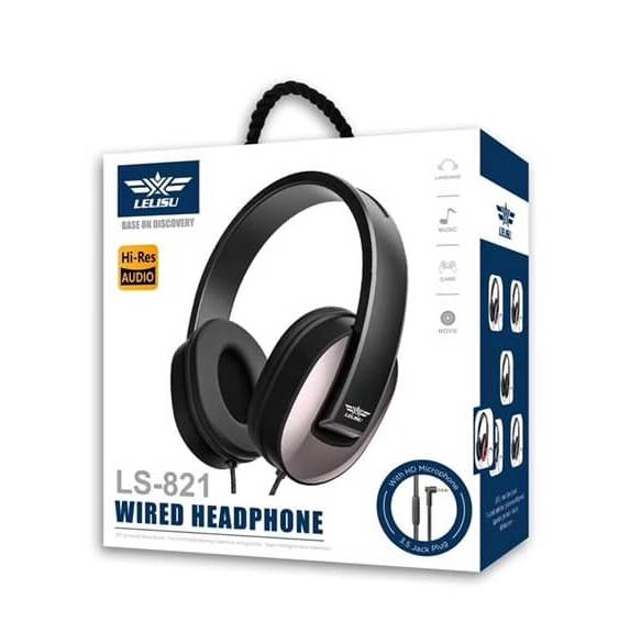 [MDIDC042] Audifonos Lelisu LS-821 Manos Libres Azul Con Cable