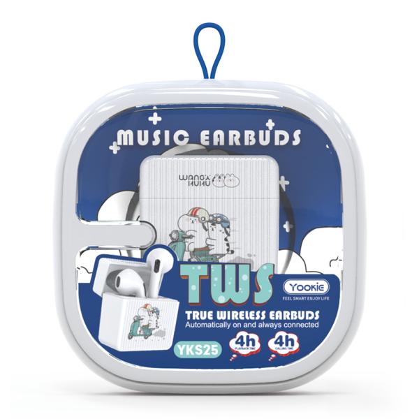 [MER247] Audifono Yookie YKS25 Amarillo Bluetooth 5.0