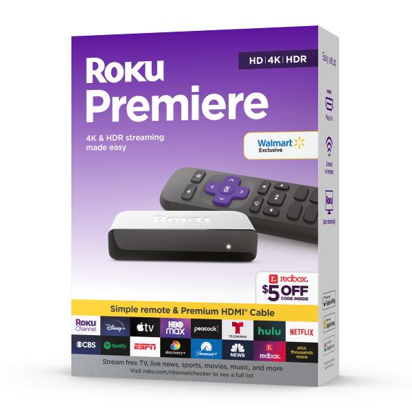 Dispositivo Streaming Roku Premiere Negro