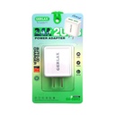 Cargador Cubo Casa Gerlax GA-08MS Doble USB