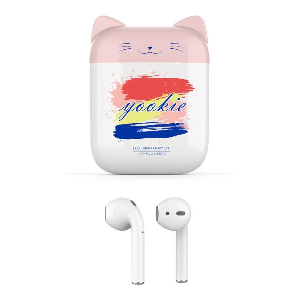 [MER290] Audifono Yookie YKS19 Bluetooth 5.0 Blanco