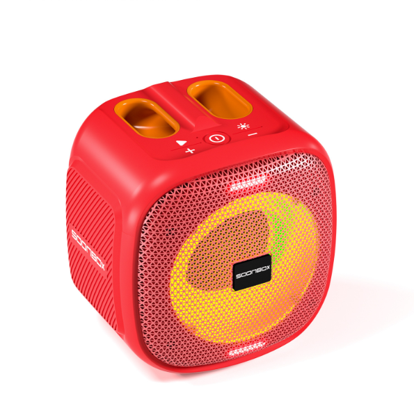 [PPB0023] Parlante Bluetooth Soonbox S573 Rosado - Sonido Potente