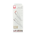 Youshengku K-55 Cable USB Tipo C a Tipo C - Blanco 100W