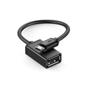 Adaptador OTG UGREEN Micro USB a USB 2.0 Hembra 10cm - 10396