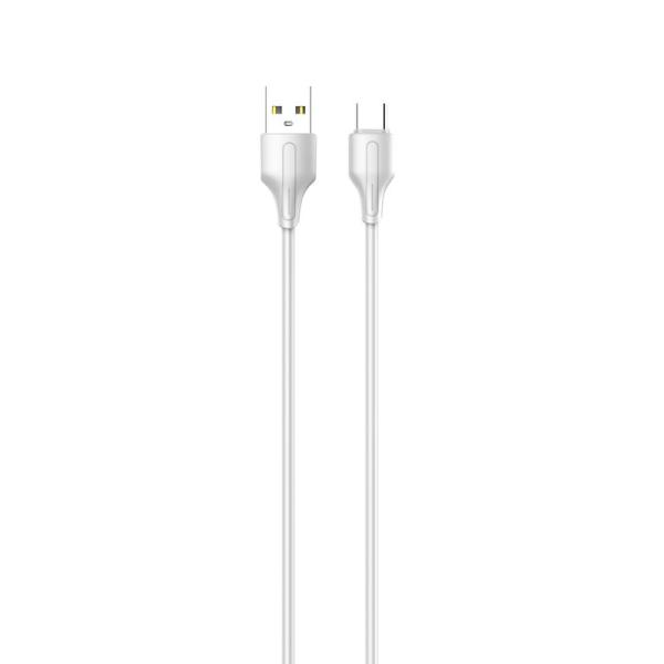 [6933138691245] Cable LDNIO USB Tipo C LS541 Blanco Carga Rápida 1m