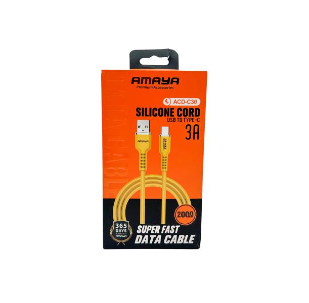 Amaya Cable Usb-c A Usb-c Acd-c30 Azul 2M