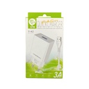 Cargador Youshengku Y-42 Lightning Blanco