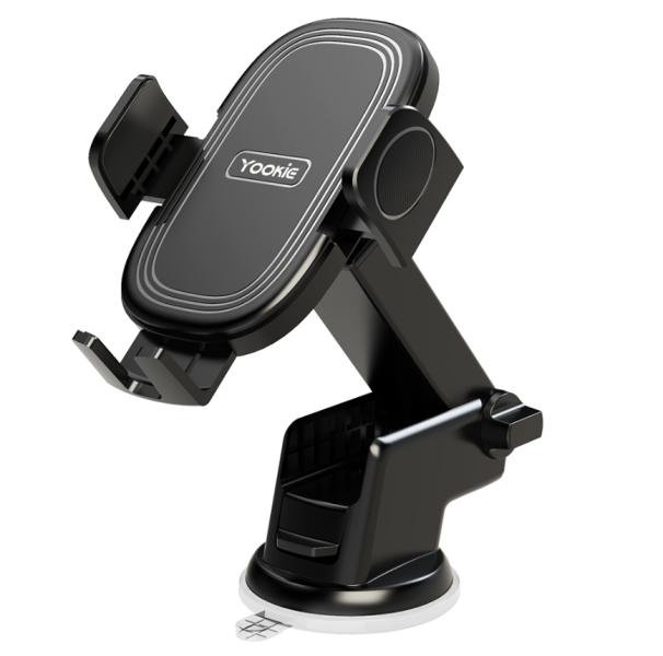 [6971916563269] Holder Yookie YC09 Negro Soporte Auto Clip Extensible