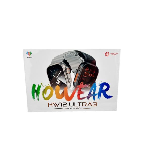 [RRI0037] Reloj Inteligente Hw 12 Ultra 3 Negro - Accesorios Personales