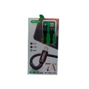 Cable Gerlax Micro B L30V 1M Negro Carga Rapida