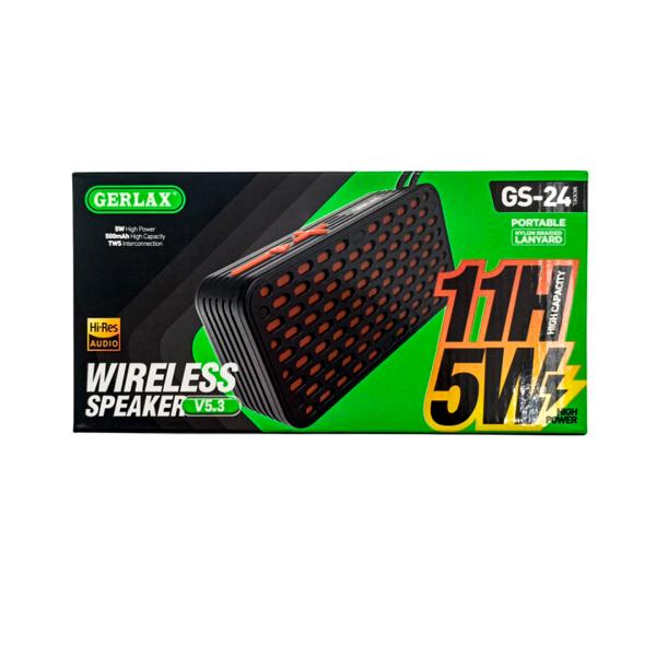 [PPB0182] Parlante Gerlax GS-24 Bluetooth Azul Portatil V5.3