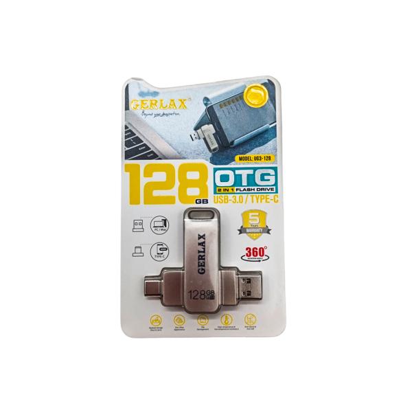 Gerlax Llave Maya UG3 256GB Plateada USB 3.0