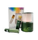 Oudiobop Parlante Bluetooth OP-521 Verde con LED RGB