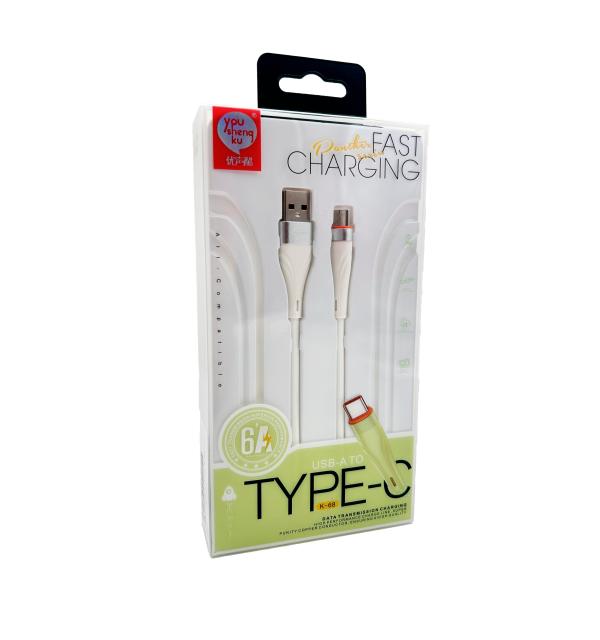 [CBCT0068] Cable USB Tipo C Youshengku K-68 Celeste