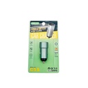 Cargador Gerlax C5S Tarnish Carro USB Dual QC3.0 18W LED