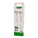 Cable Gerlax Micro B D19V 1M Blanco Carga 9A