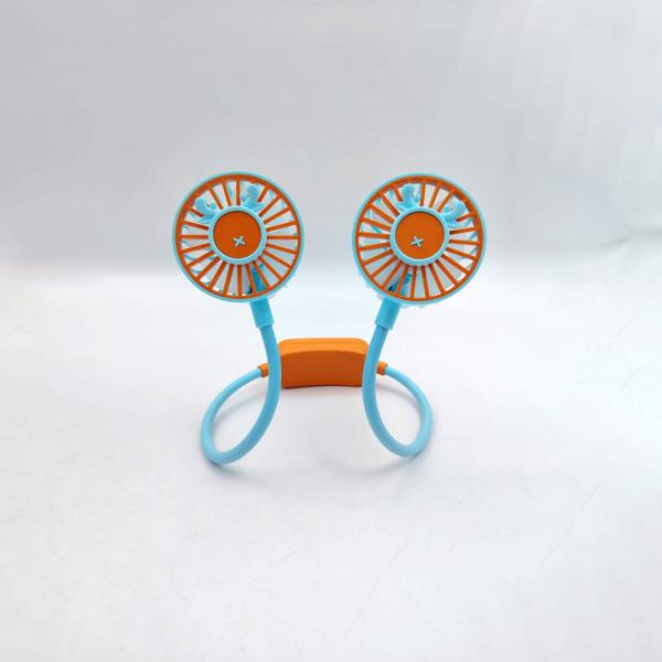 [HVE0140] Ventilador DD5583-678 Venado Naranja Celeste